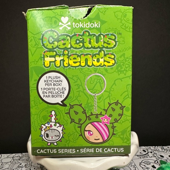 Tokidoki Green Cactus Plush Bag Charm/Key Chain - Picture 7 of 12